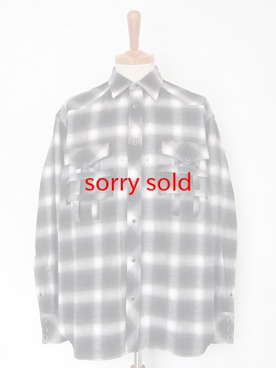 画像1: TAKAHIROMIYASHITATheSoloist / ソロイスト side back zip - not western shirt?