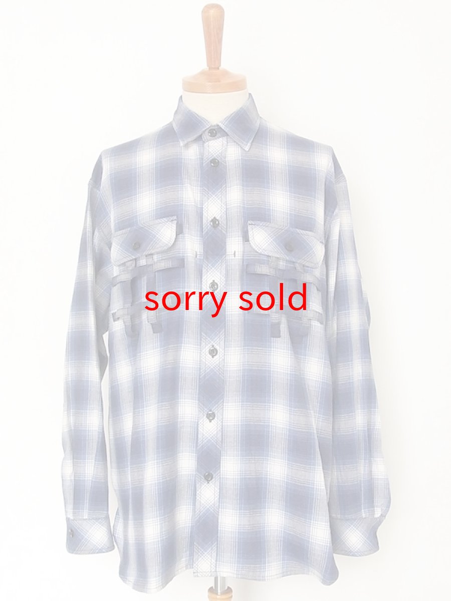 画像1: sale TAKAHIROMIYASHITATheSoloist / ソロイスト side back zip - not work shirt? (1)
