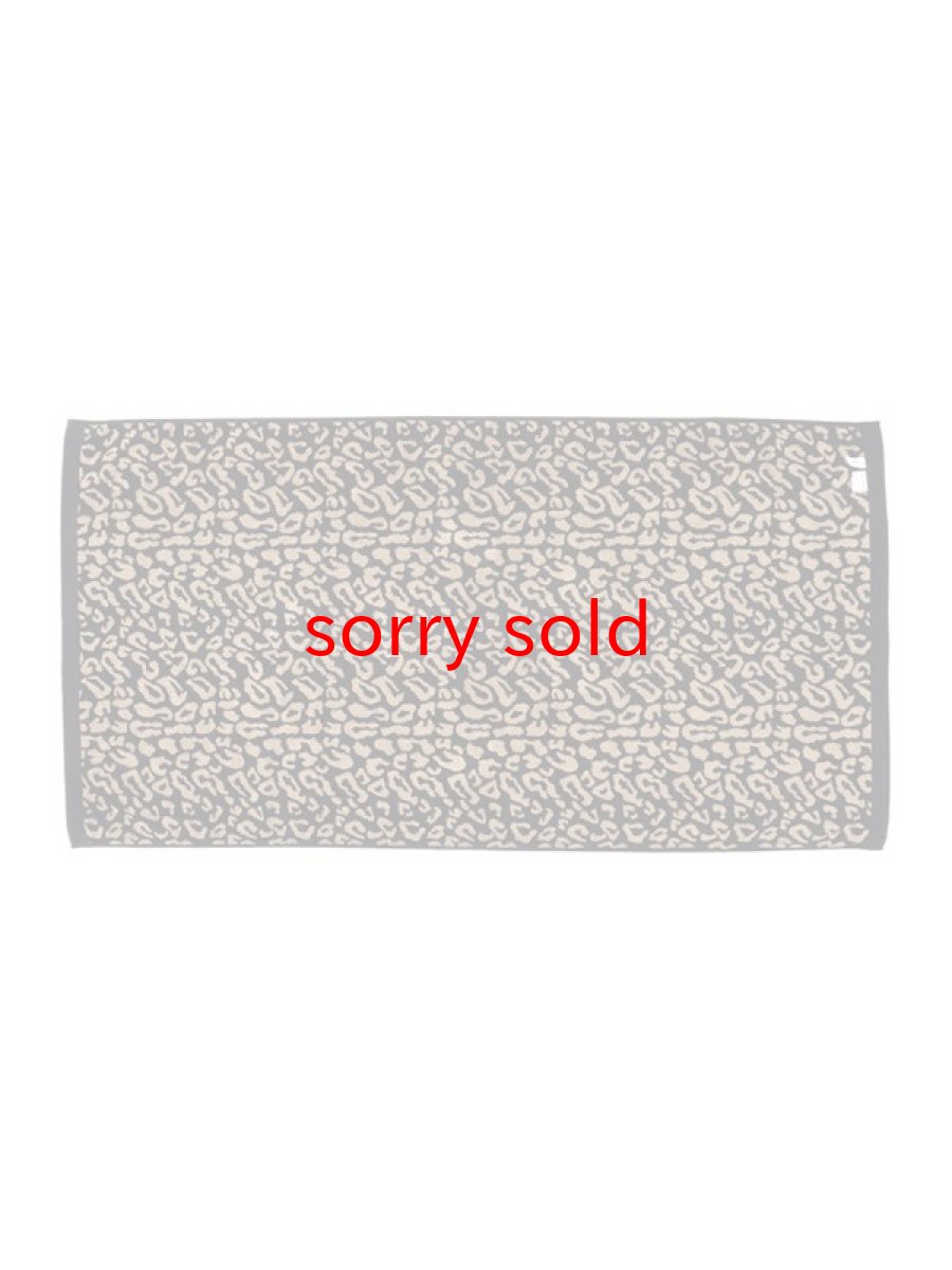 画像1: wackomaria  / ワコマリア LEOPARD JACQUARD BEACH TOWEL (1)