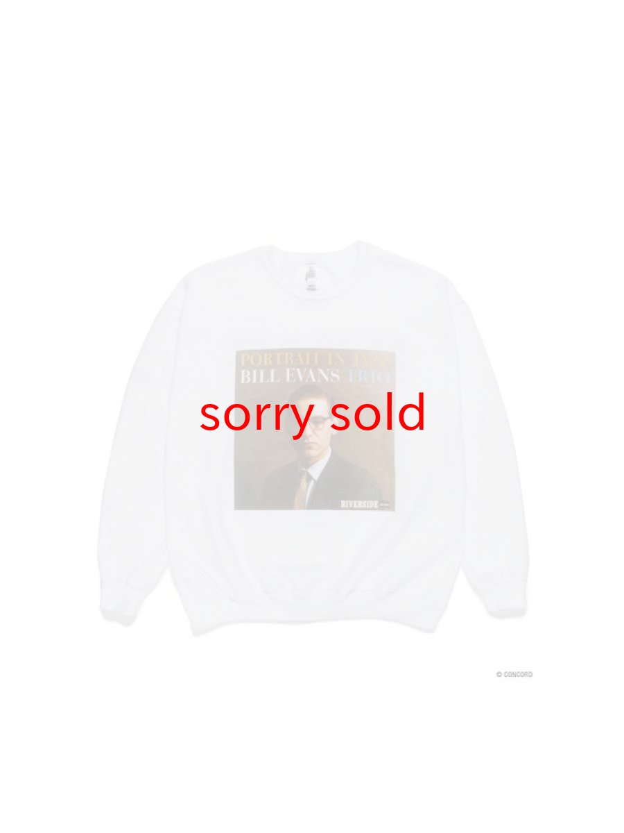 画像1: wackomaria  / ワコマリア BILL EVANS / CREW NECK SWEAT SHIRT (TYPE-1) (1)