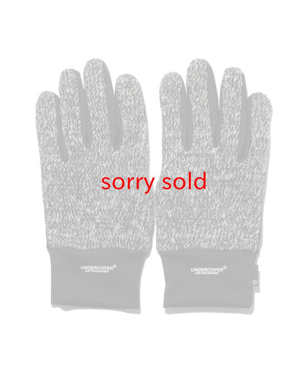 画像1: sale undercoverism/アンダーカバイズム mix knit glove (1)