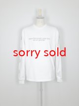 sale undercover/アンダーカバー  SEELE L/S TEE (c)khara