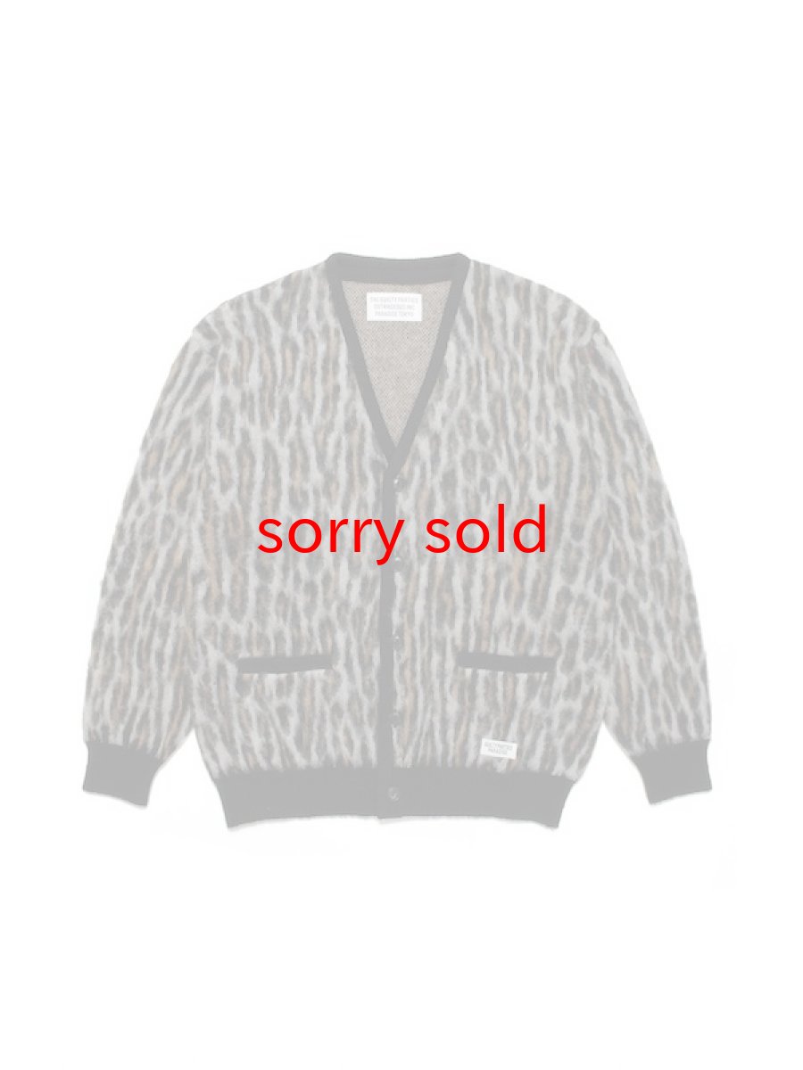 画像1: wackomaria  / ワコマリア LEOPARD MOHAIR CARDIGAN (TYPE-2) (1)