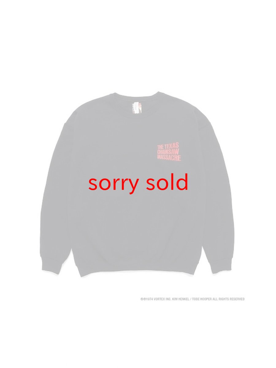 画像1: wackomaria  / ワコマリア  THE TEXAS CHAINSAW MASSACRE / CREW NECK SWEAT SHIRT (TYPE-1) (1)