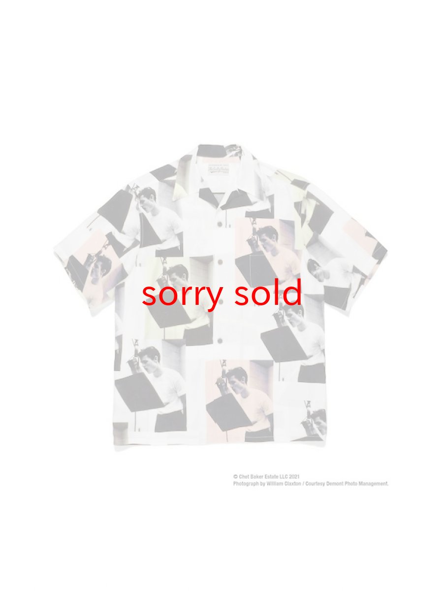 画像1: wackomaria  / ワコマリア CHET BAKER / S/S HAWAIIAN SHIRT ( TYPE-2 ) (1)