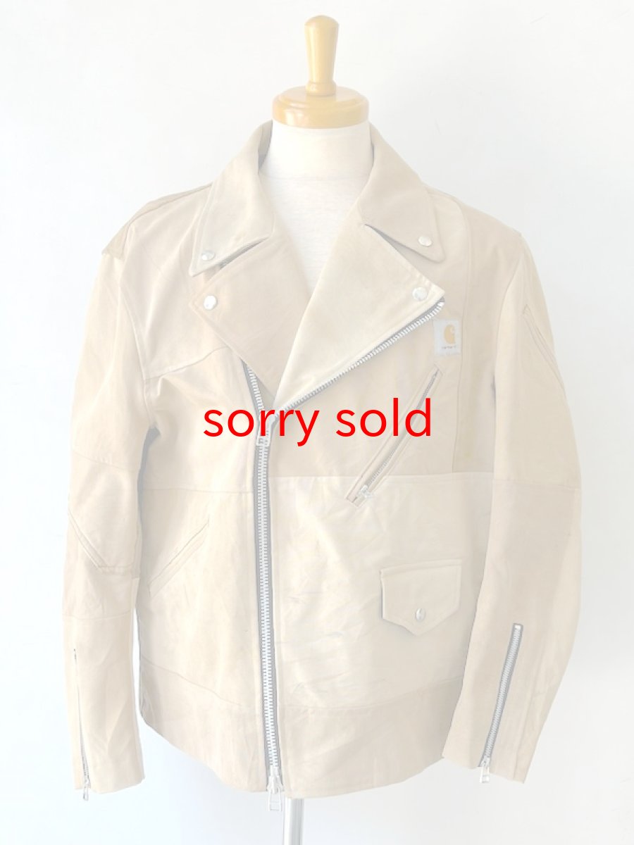 画像1: sale OLD PARK / oversized riders jacket (1)