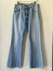 画像1: OLD PARK / W POCKET FLARE JEANS (1)