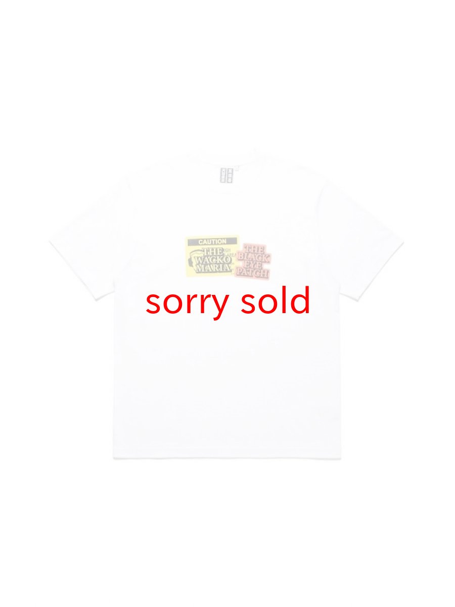 画像1: wackomaria  / ワコマリア BlackEyePatch / CREW NECK T-SHIRT (TYPE-2) (1)