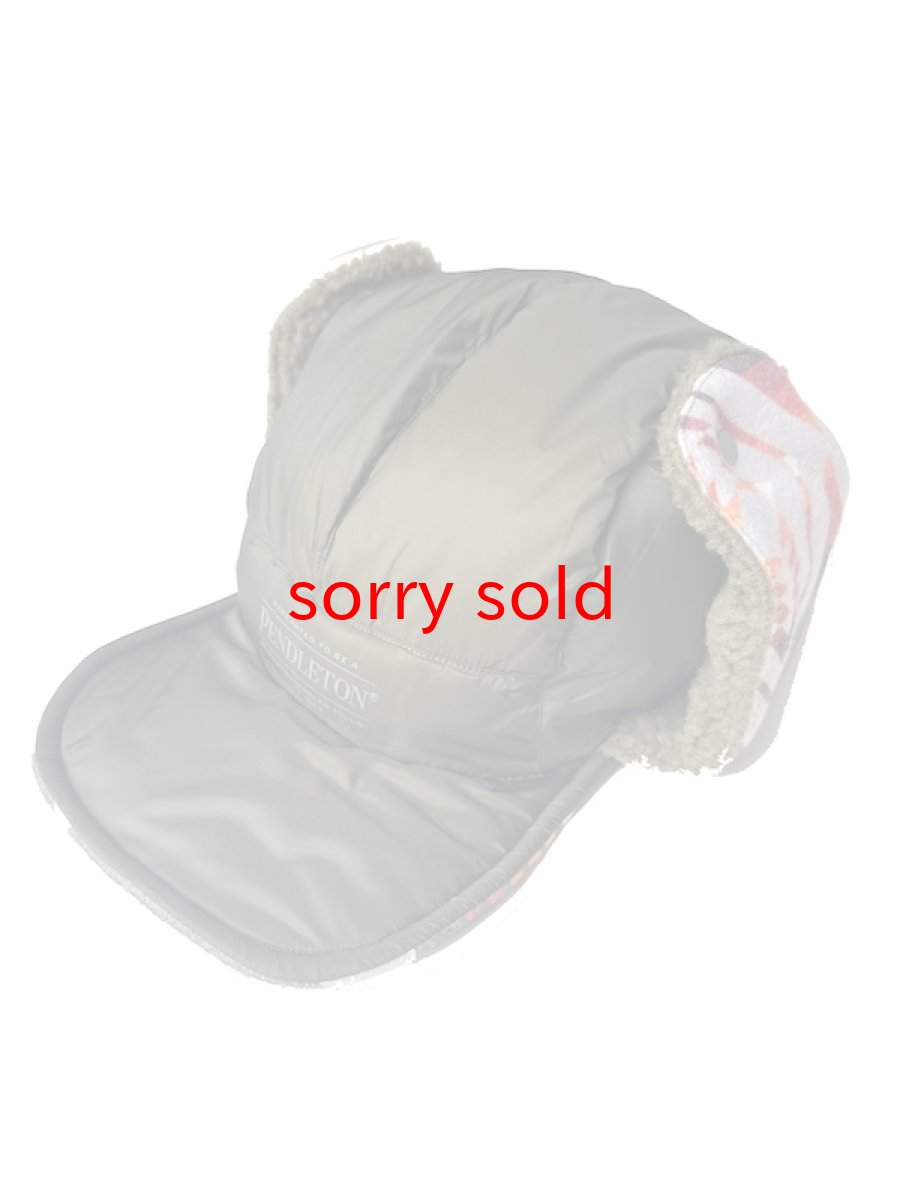 画像1: sale PENDLETON×TAION reversible warm cap (1)