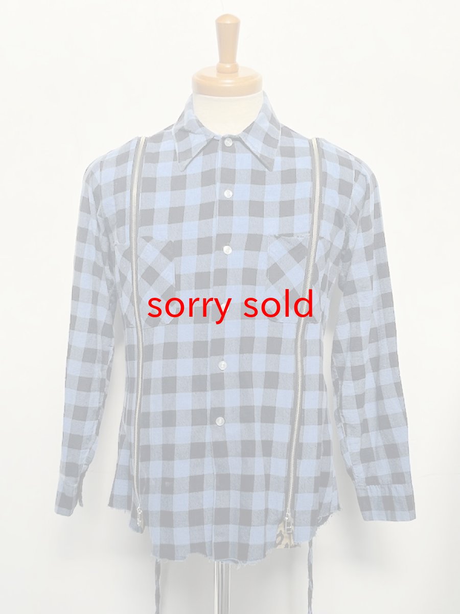 画像1: OLD PARK / SHEET WIDE SHIRT (1)