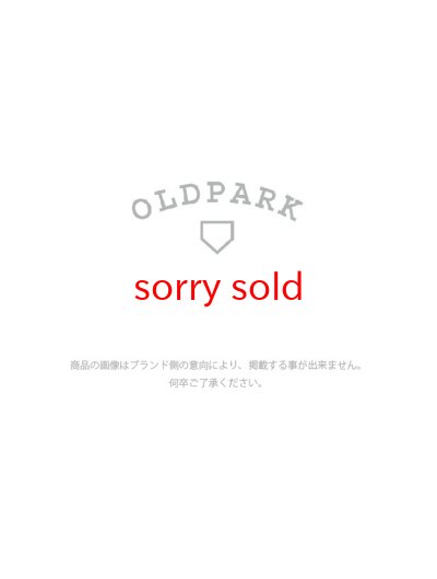 画像1: OLD PARK / 2WAY SWEAT