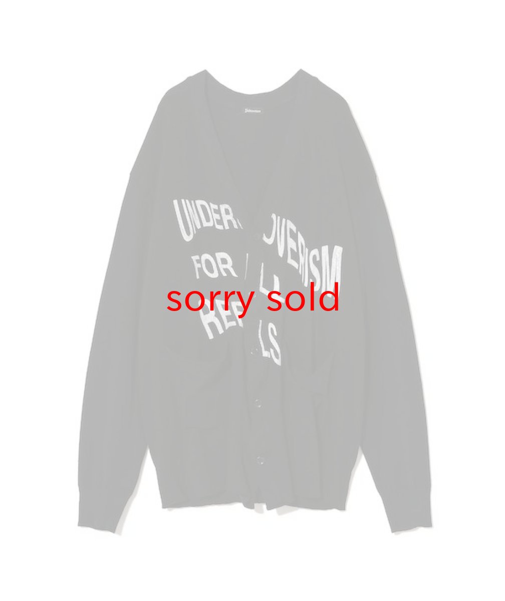 画像1: undercoverism/アンダーカバイズム languid cardigan U.F.A.R. (1)