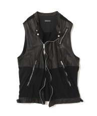 画像2: undercoverism/アンダーカバイズム riders vest (2)