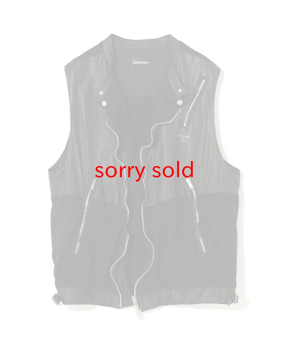 画像1: undercoverism/アンダーカバイズム riders vest (1)