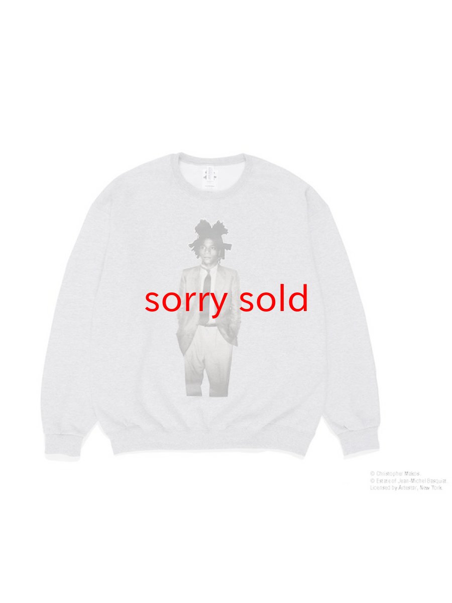 画像1: wackomaria  / ワコマリア JEAN-MICHEL BASQUIAT / CREW NECK SWEAT SHIRT (1)