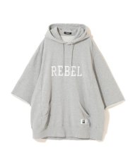 画像7: undercover/アンダーカバー cut off hoodie rebel patch (7)