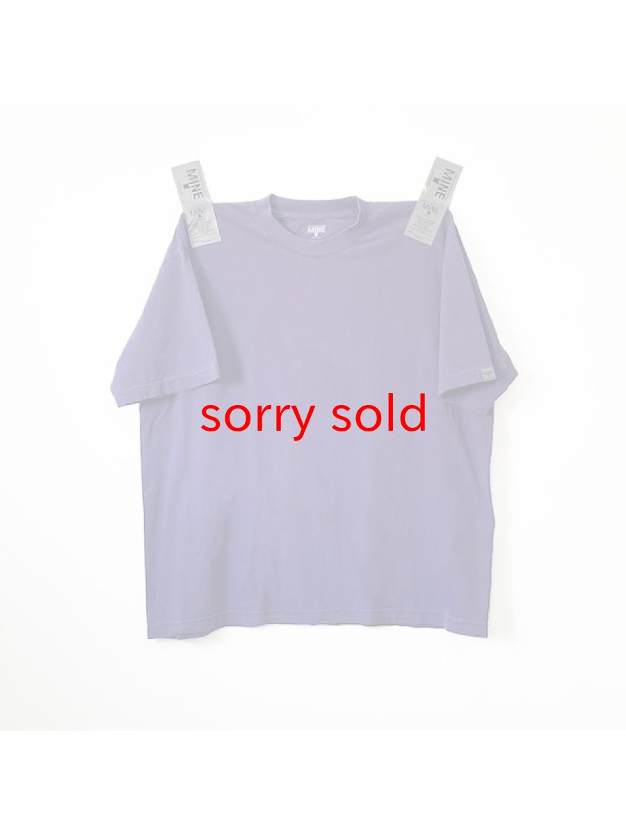 画像1: MINE / マイン Pigment Dye S/S "PD GENTIAN VIOLET" (1)