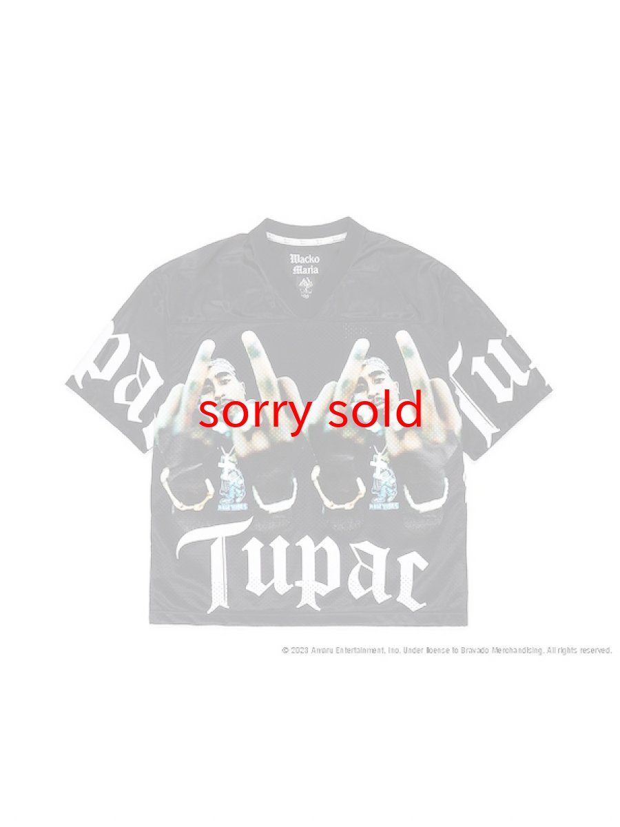 画像1: wackomaria  / ワコマリア TUPAC / FOOT BALL SHIRT (1)