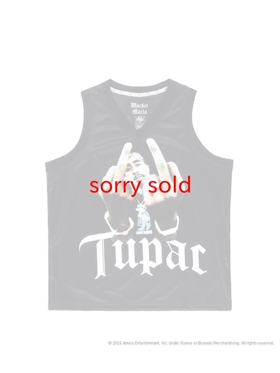 画像1: セール価格お問い合わせください。wackomaria  / ワコマリア TUPAC / BASKET BALL TANK TOP (1)