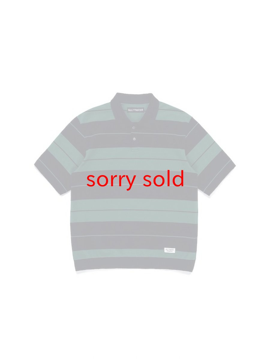 画像1: wackomaria  / ワコマリア STRIPED POLO SHIRT S/S (1)