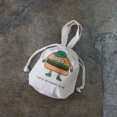 画像2: tempra/テンプラ TBC(Tokyo Burgers Club) 巾着トート (2)