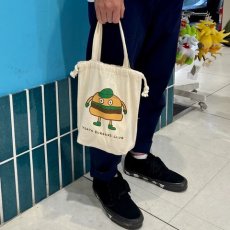 画像3: tempra/テンプラ TBC(Tokyo Burgers Club) 巾着トート (3)