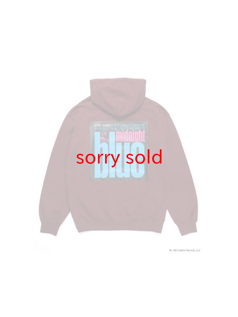 画像1: wackomaria  / ワコマリア BLUE NOTE / MIDDLE WEIGHT PULL OVER HOODED SWEAT SHIRT (TYPE-4) (1)