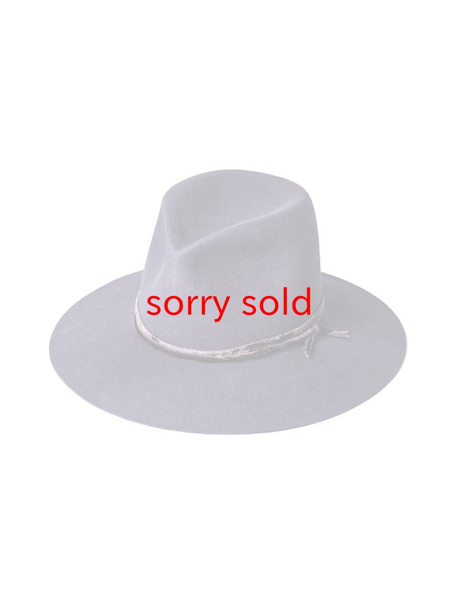 画像1: TAKAHIROMIYASHITATheSoloist / ソロイスト nobled hat./velvet ribbon. (1)