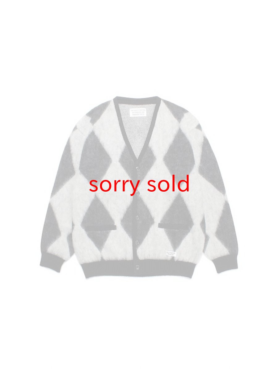 画像1: wackomaria  / ワコマリア DIAMOND MOHAIR CARDIGAN (1)
