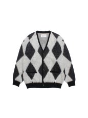 画像1: wackomaria  / ワコマリア DIAMOND MOHAIR CARDIGAN (1)