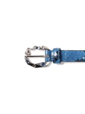 画像2: wackomaria  / ワコマリア WOLF'S HEAD / PYTHON LEATHER BELT (2)