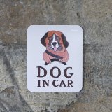 tempra/テンプラ DOG IN CAR マグネット