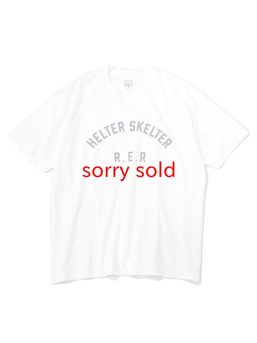 画像1: Riding Equipment Research HS Logo Tee (MINE) (1)