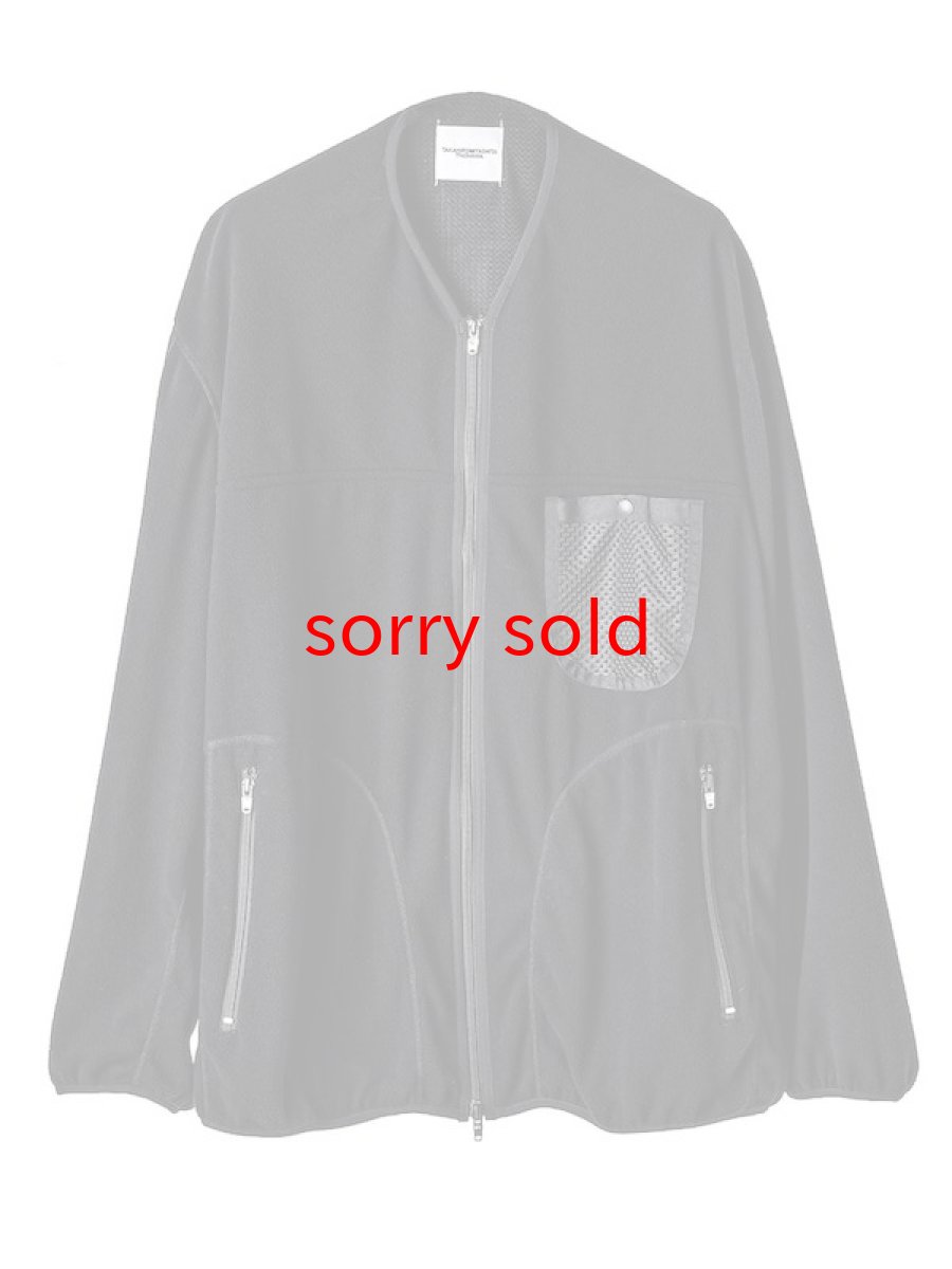画像1: sale TAKAHIROMIYASHITATheSoloist / ソロイスト back gusset sleeve full zip fleece jacket.(solid) (1)