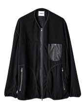 画像1: sale TAKAHIROMIYASHITATheSoloist / ソロイスト back gusset sleeve full zip fleece jacket.(solid) (1)
