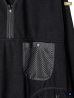 画像3: TAKAHIROMIYASHITATheSoloist / ソロイスト back gusset sleeve harf zip fleece jacket.(solid) (3)