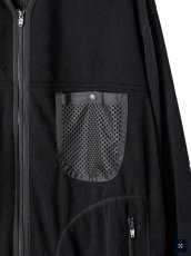 画像3: sale TAKAHIROMIYASHITATheSoloist / ソロイスト back gusset sleeve full zip fleece jacket.(solid) (3)