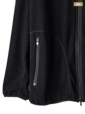 画像4: sale TAKAHIROMIYASHITATheSoloist / ソロイスト back gusset sleeve full zip fleece jacket.(solid) (4)