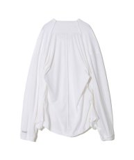画像2: undercover/アンダーカバー tee custom drape collar l/s tee (2)