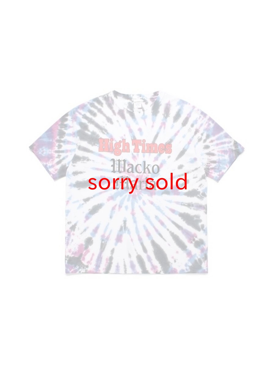画像1: (セール価格お問い合わせ下さい。)wackomaria  / ワコマリア HIGHTIMES / TIE DYE CREW NECK T-SHIRT ( TYPE-2 ) (1)