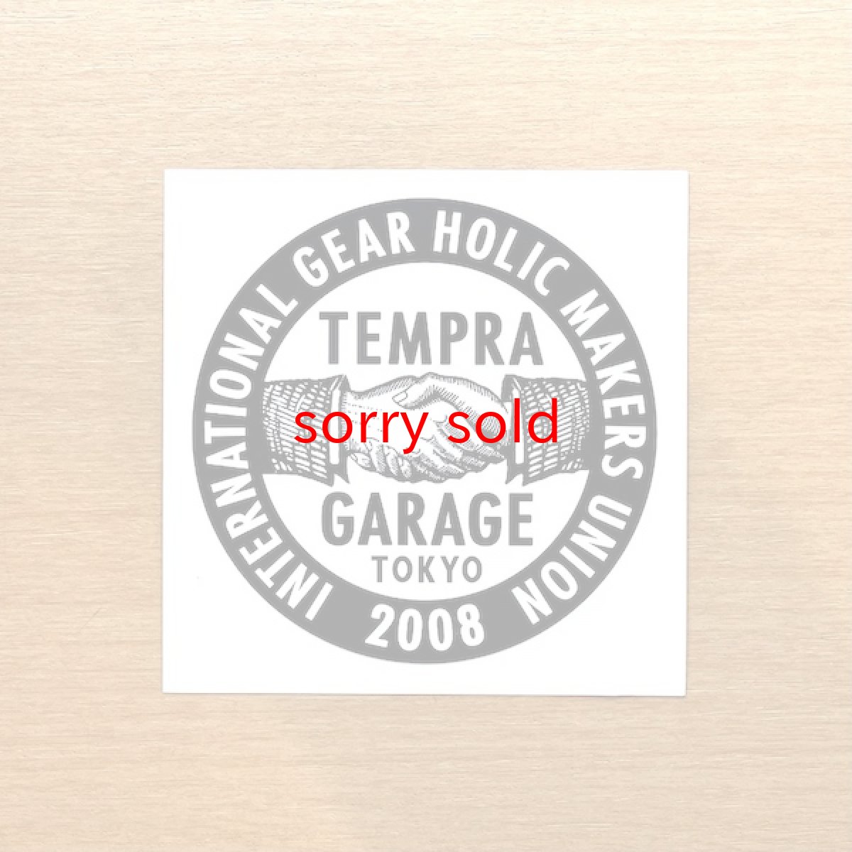 画像1: tempra/テンプラ tempra logo ステッカー (1)