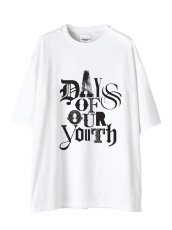 画像1: sale TAKAHIROMIYASHITATheSoloist / ソロイスト oversized s/s tee.(days of our youth gray) (1)