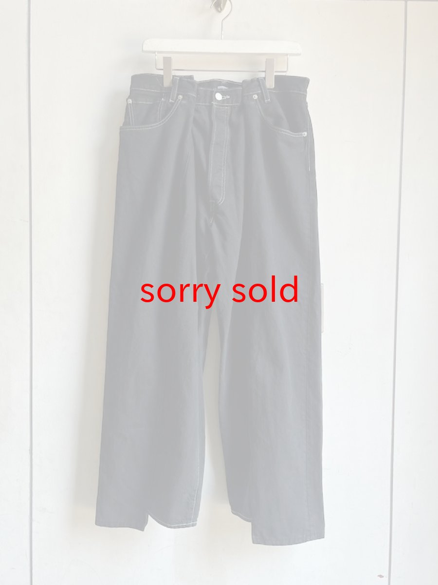 画像1: OLD PARK / 4TUCK JEANS sizeL (1)