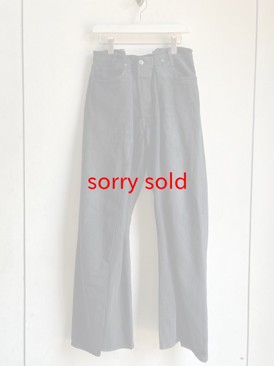 画像1: OLD PARK / 4TUCK JEANS sizeM (1)
