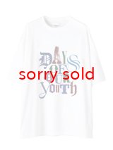 sale TAKAHIROMIYASHITATheSoloist / ソロイスト oversized s/s tee.(days of our youth color)