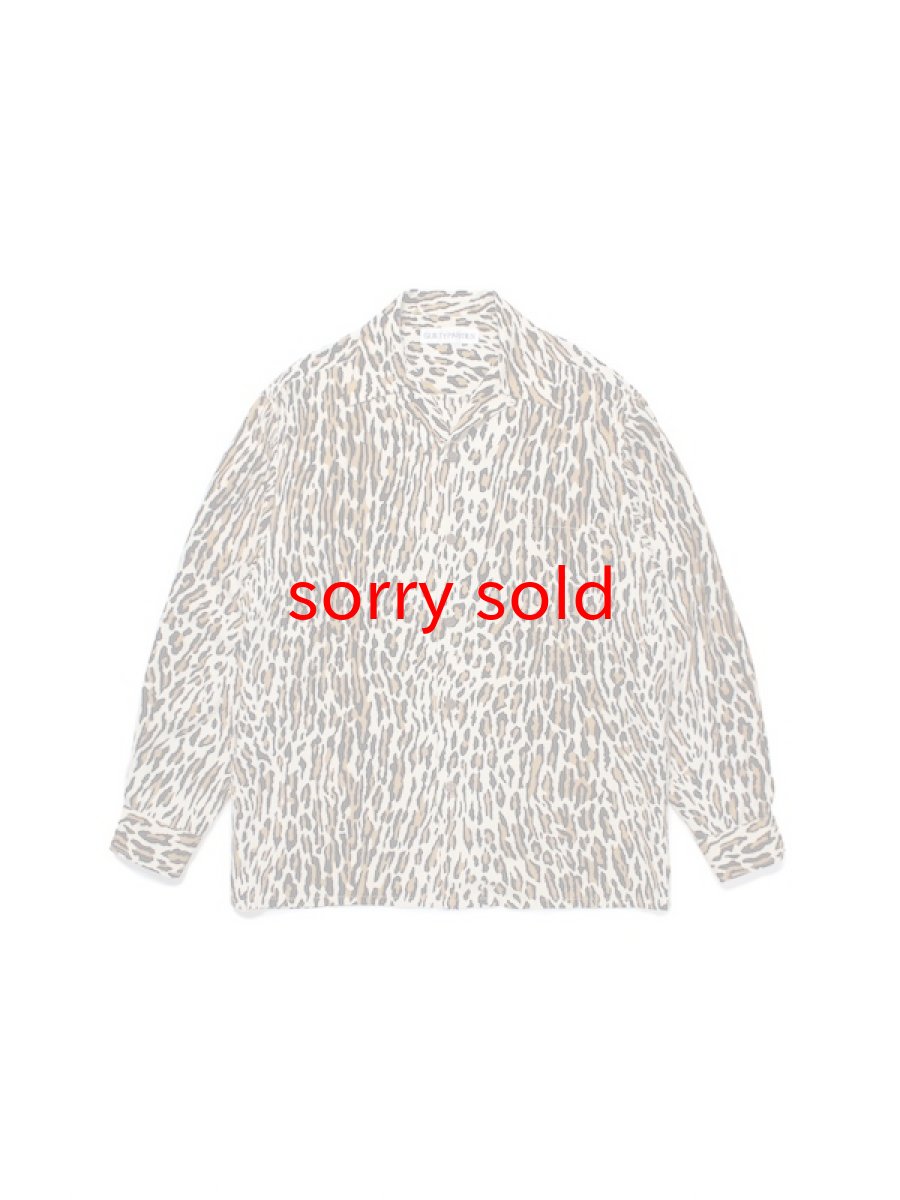 画像1: wackomaria  / ワコマリア LEOPARD HAWAIIAN SHIRT L/S (1)