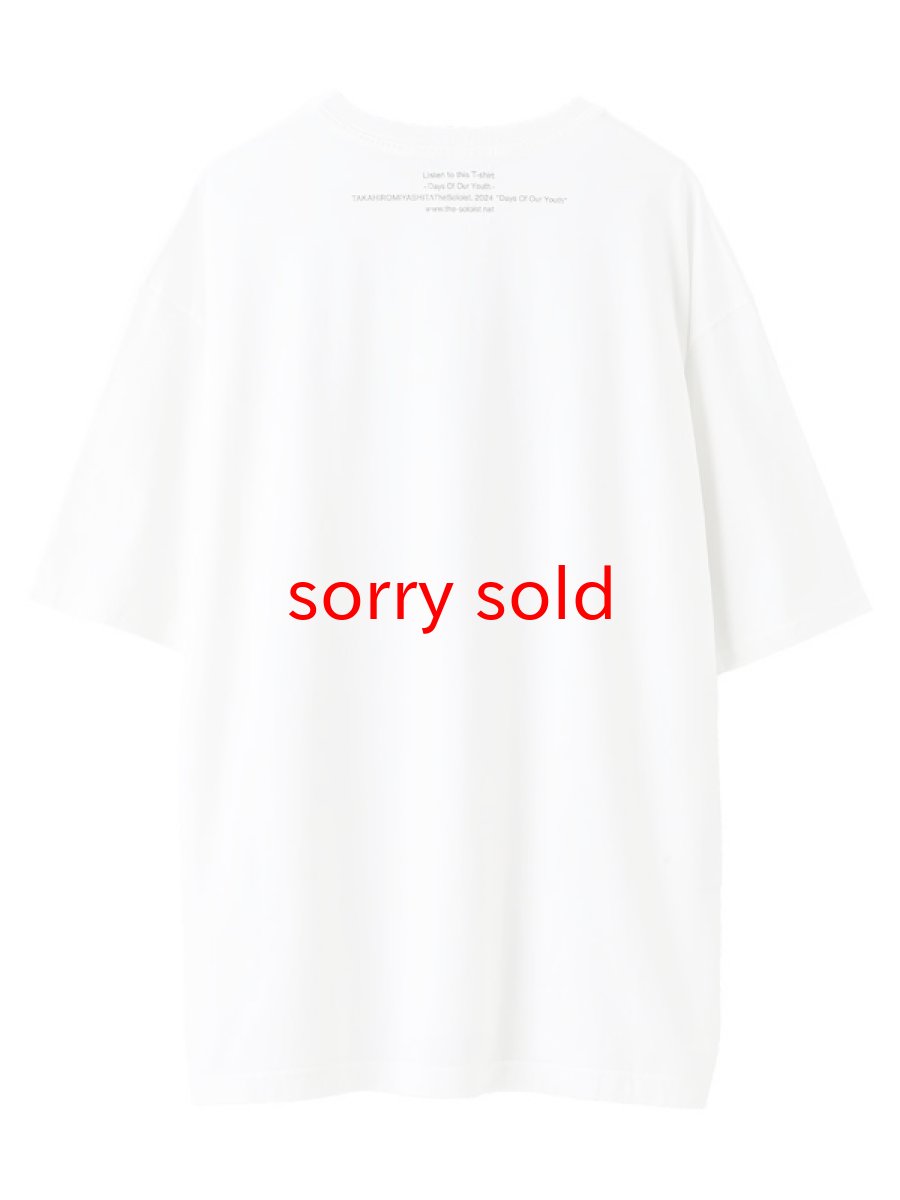 画像2: sale TAKAHIROMIYASHITATheSoloist / ソロイスト oversized s/s tee.(days of our youth gray) (2)