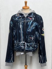 画像1: TALKING ABOUT THE ABSTRACTION / 絵画PRINT LAYERD PARKA (1)