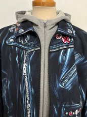 画像10: TALKING ABOUT THE ABSTRACTION / 絵画PRINT LAYERD PARKA (10)