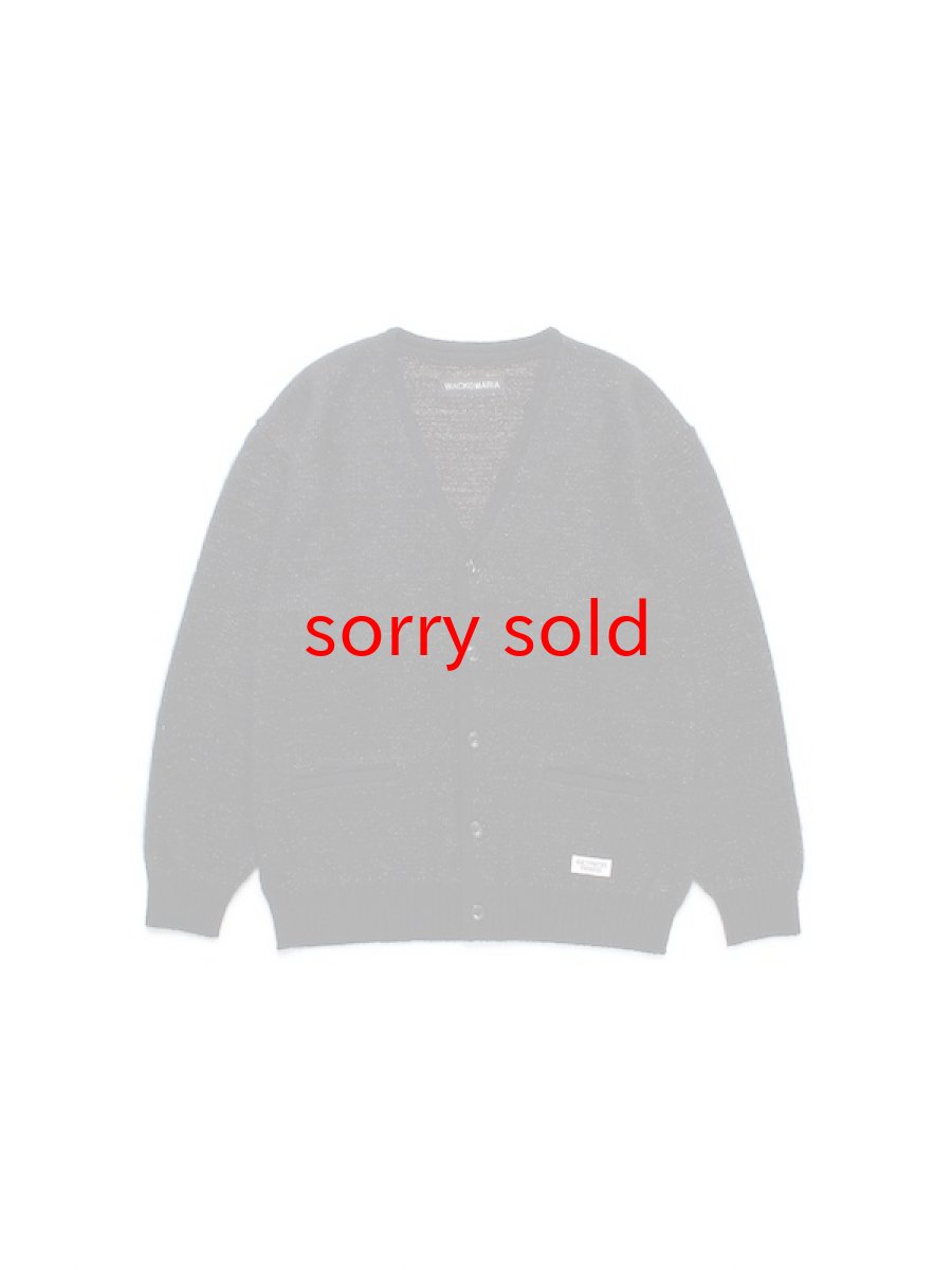 画像1: (セール価格お問い合わせ下さい。)wackomaria  / ワコマリア GLITTER MOHAIR CARDIGAN ( TYPE-1 ) (1)